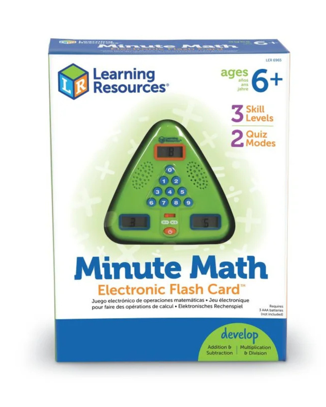 Learning Resources – Elektronická matematická karta Minute Math (Minute Math Electronic Flash Card) 1